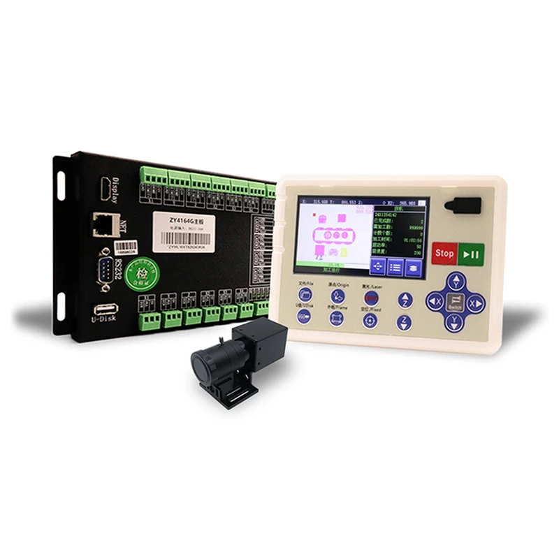 ZY4164G-130 Visuell positionering Laserskärningskontrollsystem för CCD-tyggravering